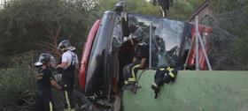 Разбившийся автобус